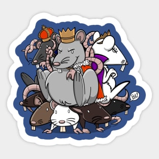 The Rat King Sticker